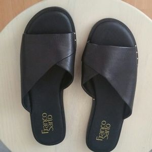 NWOT Franco Sarto Black Slide